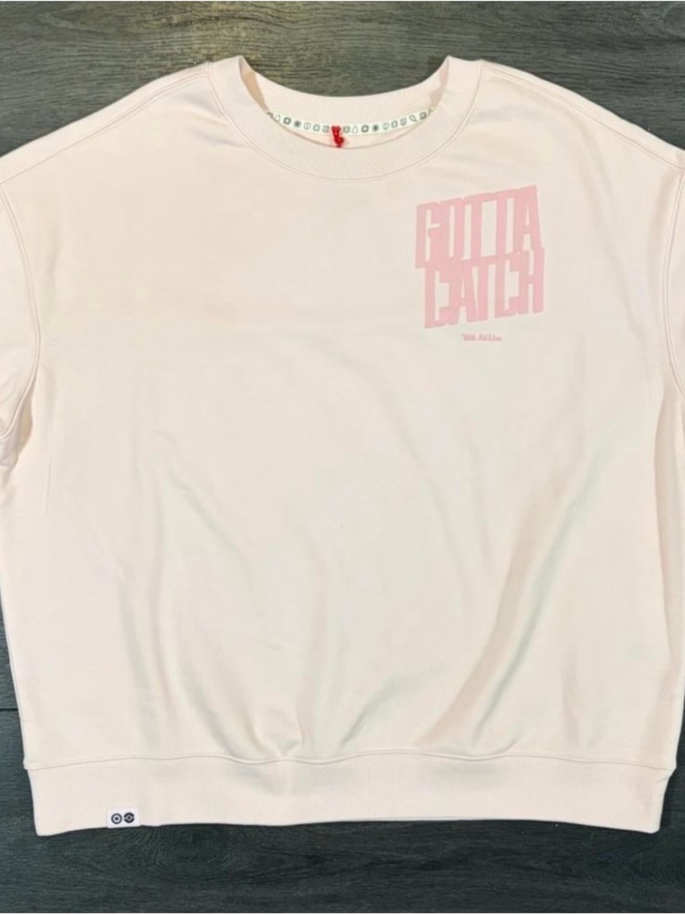 Pokemon Light Pink "Gotta Catch" Crewneck Sweatshirt